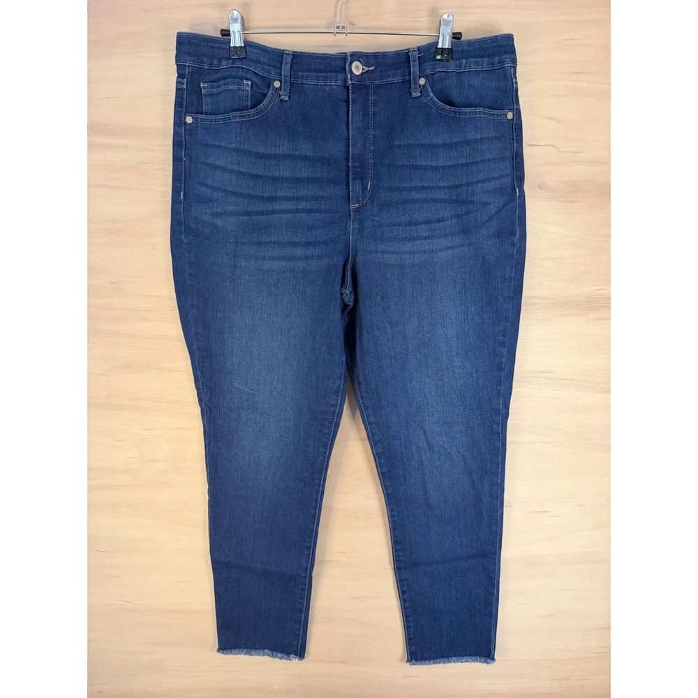 Women's Sofia Vegara High Waisted Blue Denim Jeans Size 18